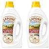 Generico Sapone di Toscana Detersivo Lavatrice Liquido Aloe Vera per Capi Colorati, fino a 40 Lavaggi, Formula Dermatologicamente Testata, Made in Italy, Pulizia Profonda e Freschezza Duratura - 2 Unita 1,85L