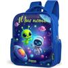 NoBoringSuitcases.com NoBoringSuitcases© Zaino Per Bambini Da Viaggio Blu Piccolo Zainetto | 8L - Bambino Backpack Zaini Scolastici Ragazzi In Età Prescolare Colorato School Bag