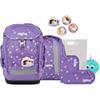 ergobag set zaino scolastico maxi Set Bundle PonyBearadise - Lavanda