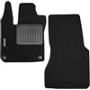 EMPOTEC Tappetini Auto in Moquette per SMART FORTYTWO, Set 2 Pezzi e 2 PIN, Nero, con Logo SMART Ricamato Codice Equivalente Originale SMFT453ST22 - Alta Qualità MADE IN ITALY
