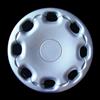 Rixto Kit di 4 copricerchi compatibili con RENAULT CLIO, TWINGO, LAGUNA, MEGANE, SCENIC, ESPACE, KANGOO - diametro 15