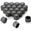 GOZAR 20 copridadi universali per ruote auto, in plastica, da 17 mm, compatibili con Audi, Skoda, Volkswagen, VW, Golf, MK4, Bora, Passat, Polo, accessori