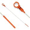 Riloer Astina di livello olio motore per auto, compatibile con Peugeot 1007 206 207 307 308 3008 407 5008 Partner, compatibile con Citroen C2 C3 C4 C5 (X7) compatibile con Berlingo