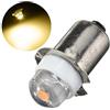 C-FUNN P13.5S Pr2 LED Flashlight Bulb 0.5W Lampadina di Ricambio per Torcia Interna Dc3-18V Pure/Warm White - Bianco Caldo