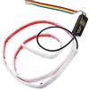 EXCEART Striscia Fanale Posteriore Auto 1,2 Metri 12v 10w 36 LED Multicolore | Gomma e Plastico, Segnalazione a Quattro Colori, per Camion e Auto, Installazione Fai da Te
