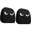 NevPuose Copripoggiatesta Divertenti Protettore Morbido Con Grandi Occhi Cartoon | Set 2 Decorazioni Poggiatesta Anteriori Auto Per Feste Halloween Natale Camion SUV Camper Berlina Viaggio e Guida