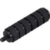 Bid4ze Metallo Split Gomma Tacco Esteso Punta Del Cambio Del Piedino Del Pedale Shifter Peg Per Harley Dyna Softail Sportster Touring Electra Glide Road King Road Glide Nero