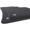 kh Teile Tappetini per Seat Ateca/Cupra Ateca in velluto, qualità originale, 4 pezzi, colore nero