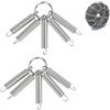 Jwthee Tendicatena per pneumatici da 2 pezzi Catene da neve, Tendicatena per pneumatici compatibili con trattori da giardino Ciclisti Spazzaneve Spazzaneve Trattore da prato Catene per