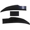 Generico Ala Spoiler | 3 Sezioni Parabrezza Posteriore Lip Coda Spoiler | Applicazione Adesiva per Auto Utilitarie SUV Coupes Pickups Scooter | Veicolo Automobilistico Mostre Guida Quotidiana