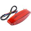 Majatou Luce Freno Moto a LED, Fanale Posteriore a LED 12v, Fanale Posteriore Freno Motore a LED per Fanale Posteriore Moto ATV, LTZ King Quad Runner Dr Drz 650 400