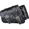 KZNI Borse per sella moto | Borse laterali in PVC similpelle | Borse laterali impermeabili per braccio oscillante | Borsa laterale per attrezzi | Borsa universale per attrezzi da moto | con