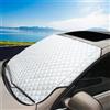 MEXITAL Parasole per parabrezza dell'auto, copertura per parabrezza (147 * 100 cm/230 * 147cm), protezione da neve, ghiaccio, gelo, sole, raggi UV, utilizzabile tutto l'anno
