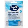 Dontodent Spazzole interdentali ISO 3/3 mm, 32 spazzole interdentali blu, pulizia intensiva dei denti stretti