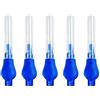 WENYOG Scovolini dentali 3 scatole da 5 pezzi/scatola I-tipo Push Pull Spazzolino interdentale for la pulizia tra i denti Igiene orale ortodontico a forma di filo interdentale(Blue)