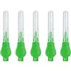 WENYOG Scovolini dentali 3 scatole da 5 pezzi/scatola I-tipo Push Pull Spazzolino interdentale for la pulizia tra i denti Igiene orale ortodontico a forma di filo interdentale(Green)
