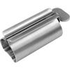 NestNook Spremi-dentifricio - Spremiagrumi in acciaio inox tubo metallico strizzatore dentifricio supporto sedile (argento, 1 pz)