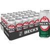 becks Birra Lattina, Cassa, Pacco Da 24 X 44 Cl