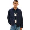 Tommy Hilfiger Uomo Giacca-Camicia Tech Overshirt con Taschini sul Petto, Blu (Desert Sky), XL