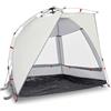 YUOGHRTFE Tenda da spiaggia azzurro per 2 persone, in poliestere impermeabile con rivestimento in PU, sistema Quick Release per un facile montaggio, ingresso aperto, leggera e portatile, con borsa per il