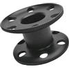 TAZIZI Scubas Diving Dives Compacts Finger Spool Guide Line Bobina, Nero | Uso facile leggero della bobina del dito di sport acquatico della lega di alluminio