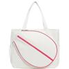 rockible Borsa Porta Racchette Borsa Tennis Borsa Pickleball Borsa Badminton con Scomparto Scarpe Manici Lunghi Tasca Frontale Curva Chiusura Adatta per Campo Sport Viaggi Palestra 41x37x15.5cm
