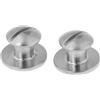TAZIZI Piastra posteriore per attrezzatura subacquea in acciaio inox, M7 x 10 mm, 2 pezzi