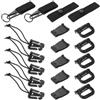 Alipis Kit Accessori Zaino Tattico in Nylon e Plastica Fibbie e Clip D-Ring per Avventure All'aperto e Campeggio Compatibilità Versatile e Configurazione Rapida
