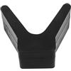 Kichvoe Bow Stop Block V Style in Gomma Nero 2 Pollici per Kayak e Yacht, Facile Installazione, Compatibile Barche da Sci e Pesca
