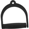 Zerodeko Maniglia Fitness per Allenamento Bicipiti in Plastica Nera Antiscivolo e Resistente Elastico Maniglie Fitness, Accessori per Allenamento per Festa Estiva