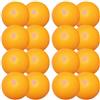 Alipis 100 Pezzi Palline da Pingpong da Allenamento in Plastica Arancioni, 27mm, Foro e Tappo in Silicone, per Pratica Ping Pong, Giocatori e Allenatori