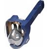 Baoblaze Maschera da Snorkeling Integrale con Snorkel Visore Panoramico Respirazione Agevolata Calzata Anatomica 3D Silicone Delicato Adatta per Nuoto Costiero , Blu Scuro , L/XL