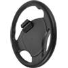 Healeved Auto da 14 Pollici, da Corsa in Poliuretano Nero, Migliora Precisione e Controllo, Comfort Ergonomico, Accessorio per Golf Cart