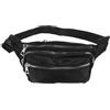Luxshiny Marsupio da Uomo Grande Capacità, Tessuto Oxford Resistente, Cintura Regolabile e Scomparti per Escursionismo e Attività All'aperto