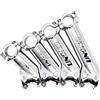 DUANSIYU Attacco Manubrio MTB 1 pz Attacco Manubrio Bici Ultraleggero Argento Riser 35 Gradi 25.4/31.8MM