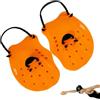 Générique Pagaie da nuoto per le mani - Guanti da nuoto regolabili in | Silicone palmato - Attrezzatura portatile per adulti con fori di drenaggio, aiutanti riutilizzabili per entr