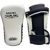 Baoblaze Allenamento Muay Thai Calcio Kickboxing Piastra Curva con Assorbimento Urti E Pannelli Cuciti Resistenti Bordino Rialzato per Precisione Cinghie a