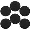 GALPADA 6 Pezzi Tappeto per Tapis Nero in Pu Antiscivolo, Assorbe Urti e | Protezione Pavimento, per Moquette, Uso Fitness Domestico, Design Robusto