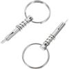 TEHAUX Perni di Sicurezza per Boat Tops, Acciaio Inossidabile Argento, Set 2 Pezzi, Portatili, per Rail Mounted Bimini Tops Hinge Fittings