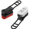 Generic Bici da strada LED Luce anteriore e posteriore USB Ricaricabile Faro Biciclette Fanale posteriore Impermeabile Ciclismo Lampada Torcia Elettrica Impermeabile Ciclismo Lampada Faro Posteriore