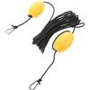 Ciieeo Corda di Traino per Canoa con Boa Galleggiante, Gancio in Acciaio Inox, Nylon, Design 2 in 1, per Barche e Galleggianti, attività Marine e Sistema di Ancoraggio alla Deriva
