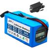 JHKJ Batteria Portatile per Esterni da 24 V in PVC al Litio