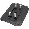 PengWei Supporto for Canna da Pesca for gommone in PVC da 1 Pezzo, Cuscinetto Adesivo Nero