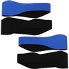 BESTOMZ 4 pezzi Fascia Nuoto in Neoprene Impermeabile Fascia per Capelli da Nuoto per Adulti per Piscina e Oceani Copri Orecchie Larga