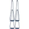 Generic Esercizio portatile della barella della schiena di flessibilità della cinghia della barella | Fascia elastica per gambe e schiena, per casa, studio, pilates, danza, spaccature, balletto, fitness, ginnastica