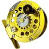 GSCLZ Mulinello da Mosca Interamente in Metallo 3/4 5/6 7/8 Mulinelli Pesca Volanti | Mulinello da pesca sul ghiaccio Colore oro Rapporto di trasmissione 1:1 Mano sinistra