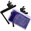 INOOMP Rete da Ping Pong Pali, Set Rete e Supporti per Tavolo da Tennis da Tavolo, Ferro e Poliestere, Portatile e Retrattile, per Uso Interno ed Esterno