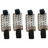 Dolvitrny Ghiaccio Snow Grips per scarpe da trekking, ramponi antiscivolo con allo-