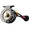 GSCLZ Mulinello Da Pesca In Zattera Di Metallo 6 + 1BB Con Forza Trascinamento | Micro ruota regolabile for la pesca in barca verticale con canna da zattera