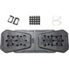 Baoblaze Tavola Push Up Tavola Esercizi Fitness Tavola Allenamento Maniglie Antiscivolo con Fasce Elastiche in E Gomma Pieghevole per Petto Spalle Schiena, Array, Nero